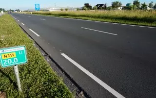 N211 provincial road will be equipped with Soluxio solar light posts